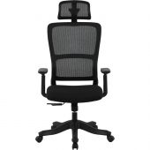 Кресло BN_Hg_EChair-634 TC сетка/ткань черный Кресло BN_Hg_EChair-634 TC сетка/ткань черный