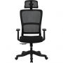 Кресло BN_Hg_EChair-634 TC сетка/ткань черный Кресло BN_Hg_EChair-634 TC сетка/ткань черный