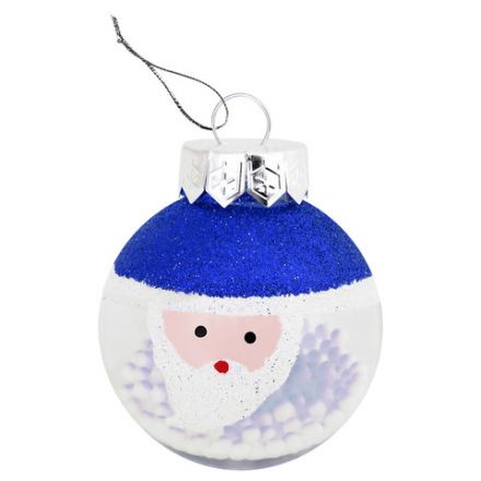 Шары ёлочные 16 шт., 6 см, "Русская Зима", пластик, цвет: синий/белый, ЗОЛОТАЯ СКАЗКА, 591985