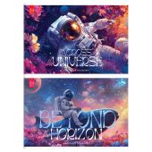 Альбом для рисования 24л., А4, на скрепке BG "Космонавт" Альбом для рисования 24л., А4, на скрепке BG "Космонавт"