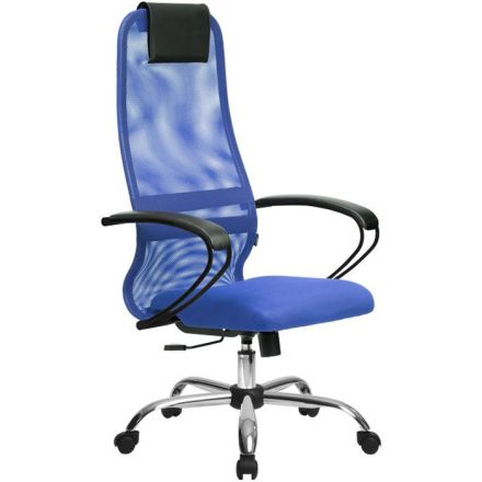 Кресло Метта SU-BP-8 синее/черное Ch