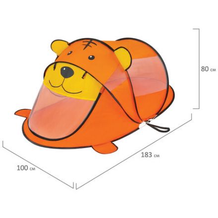 Детская игровая палатка, 80x100x183 см, МЕДВЕЖОНОК, BRAUBERG KIDS, 665173 Детская игровая палатка, 80x100x183 см, МЕДВЕЖОНОК, BRAUBERG KIDS, 665173