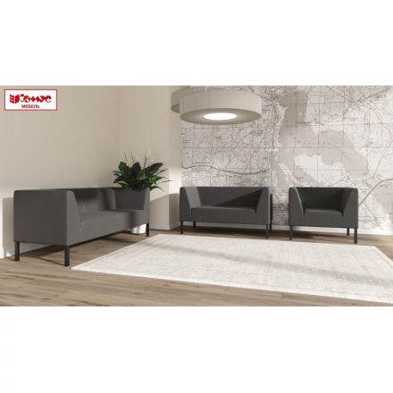 Диван MV_ERest_Bonus 2х местный. к/з черный Oregon 16 Диван MV_ERest_Bonus 2х местный. к/з черный Oregon 16