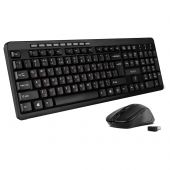 Комплект беспроводной клавиатура + мышь Sven KB-C3400W, USB, черный
