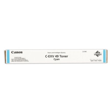 Тонер CANON (C-EXV49C) для Canon IR C3320/C3320i/C3325i/C3330i/C3500, голубой, ресурс 19000 страниц, оригинальный, 8525B002