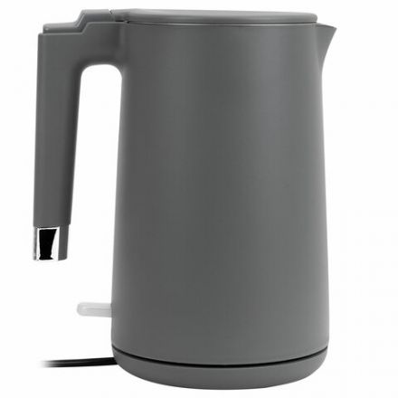 Чайник электрический с двойными стенками SONNEN KT-8719G, 1,5 л, 2200 Вт, графитовый, 454693