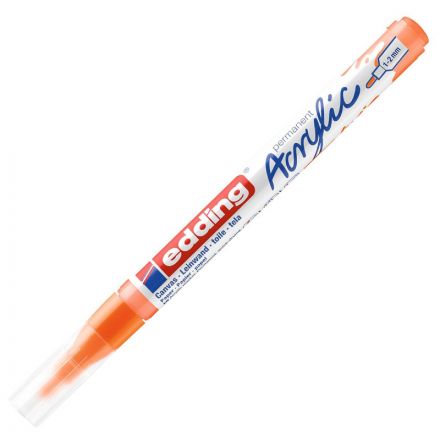 Маркер акриловый Edding 5300/066.кругл1-2 мм.Флюорес.оранжевый/Neonorange
