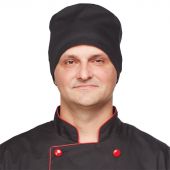 Колпак поварской (таблетка) черная Колпак поварской (таблетка) черная