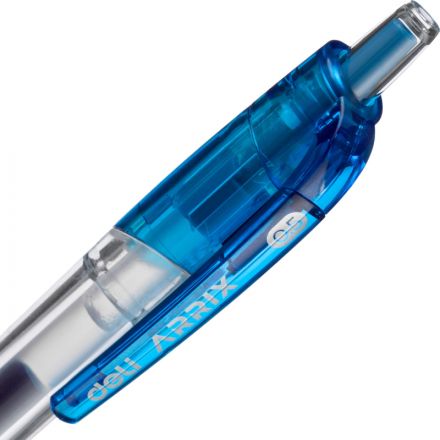 Ручка гелевая автомат. Deli Arris диаметр шарика 0,5мм рез манж синяя Ручка гелевая автомат. Deli Arris диаметр шарика 0,5мм рез манж синяя