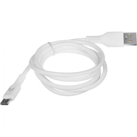 Кабель зарядный Rocket Flex оплётка TPE USB-A/USB-C 1м,бел(RDC508WH01FL-AC)