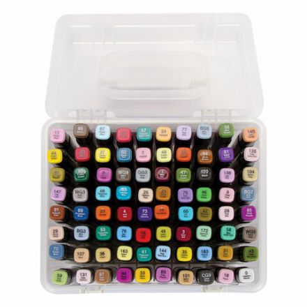 Маркеры для скетчинга двусторонние BRAUBERG ART DEBUT "BLACK", НАБОР 80 шт., пластиковый кейс, 152132 Маркеры для скетчинга двусторонние BRAUBERG ART DEBUT "BLACK", НАБОР 80 шт., пластиковый кейс, 152132