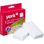 Губки YORK меламиновые для деликатной очистки 2шт/уп Губки YORK меламиновые для деликатной очистки 2шт/уп