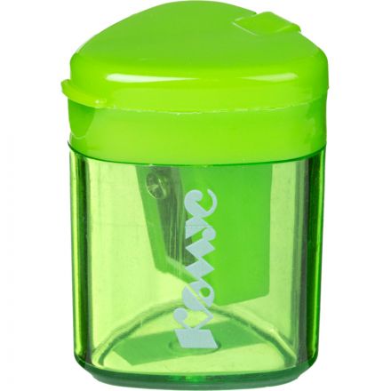 Точилка Комус Класс, 1 отверстие, с контейнером, в ассорт