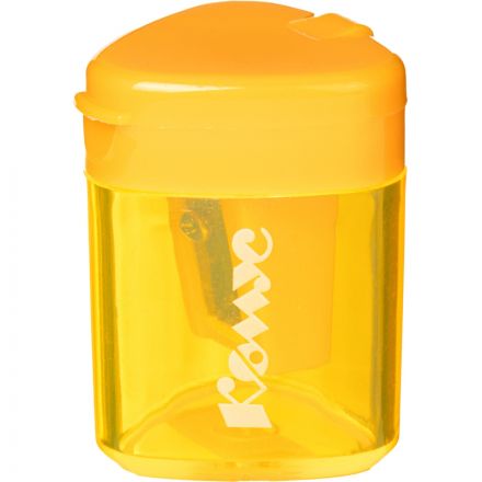 Точилка Комус Класс, 1 отверстие, с контейнером, в ассорт