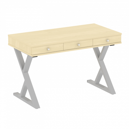 Home Office Стол письменный VR.SP-1-118.M Клён/Серый металл 1180*600*750 Home Office Стол письменный VR.SP-1-118.M Клён/Серый металл 1180*600*750