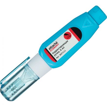 Корректирующая ручка Attache Economy 6 мл (быстросохнущая основа)