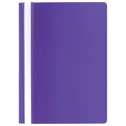 Скоросшиватель пластиковый STAFF, А4, 100/120 мкм, фиолетовый, 229237