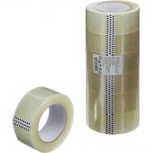 Клейкая лента упаковочная 48мм х 132м, прозрачный, 45мкм, 6 шт/уп Клейкая лента упаковочная 48мм х 132м, прозрачный, 45мкм, 6 шт/уп