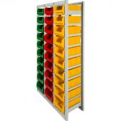 Стеллаж металлический с направляющими стационарн СтеллаТ CP-3 (1 осн+2 доп)