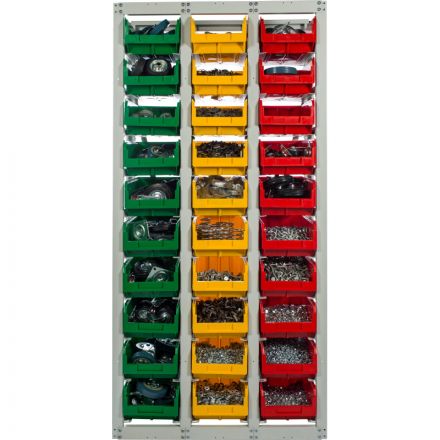 Стеллаж металлический с направляющими стационарн СтеллаТ CP-3 (1 осн+2 доп) Стеллаж металлический с направляющими стационарн СтеллаТ CP-3 (1 осн+2 доп)