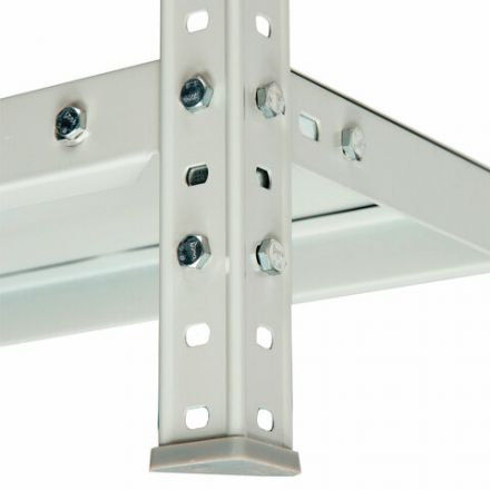 Стеллаж металлический BRABIX "MS KD-180/40/70-4", 1800х700х400 мм, 4 полки, компактная упаковка, 291113, S240BR124402