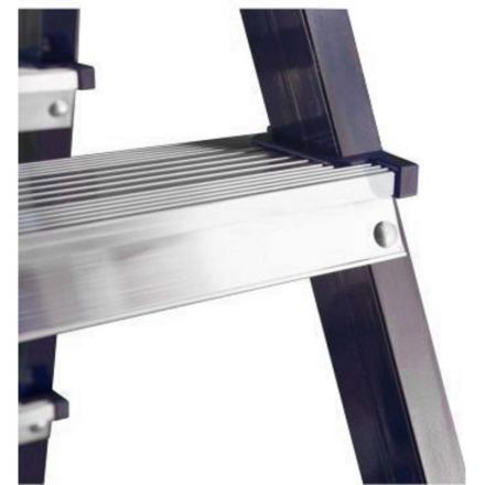 Стремянка Алюмет двухсторонняя стальная с алюмин. ступенями 5 ст. MD8205