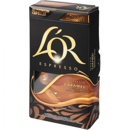 Кофе в капсулах L'OR Espresso Caramel натуральный жареный молотый 10шт/уп Кофе в капсулах L'OR Espresso Caramel натуральный жареный молотый 10шт/уп