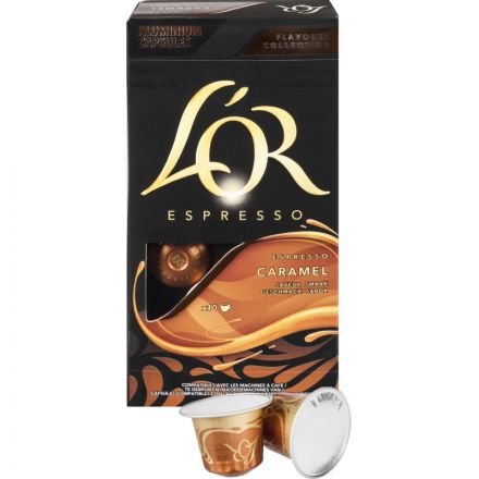 Кофе в капсулах L'OR Espresso Caramel натуральный жареный молотый 10шт/уп Кофе в капсулах L'OR Espresso Caramel натуральный жареный молотый 10шт/уп