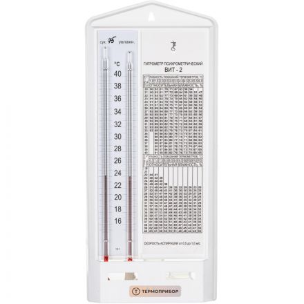 Гигрометр ВИТ-2 (15-40 С) Термоприбор /10
