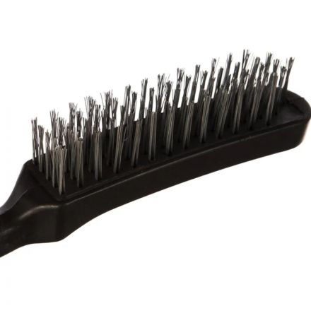 Щетка металлическая 5-рядная с пластмассовой ручкой SPARTA (748675) Щетка металлическая 5-рядная с пластмассовой ручкой SPARTA (748675)