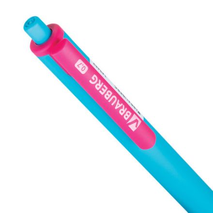 Ручка шариковая автоматическая BRAUBERG "MIX", СИНЯЯ, корпус ассорти, узел 0,7 мм, линия письма 0,35 мм, 143457 Ручка шариковая автоматическая BRAUBERG "MIX", СИНЯЯ, корпус ассорти, узел 0,7 мм, линия письма 0,35 мм, 143457