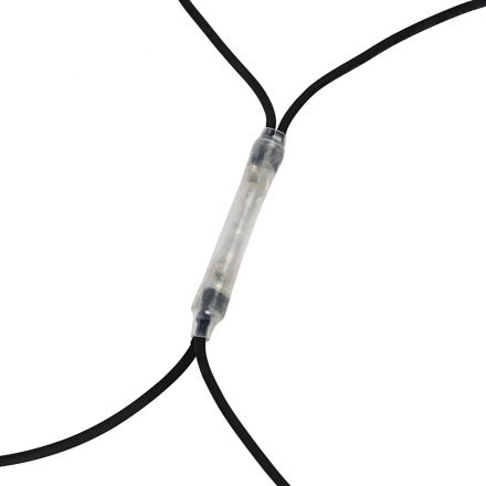 Гирлянда светодиодная Сеть 2x3м, черный КАУЧУК, 432 LED Белые 217-125