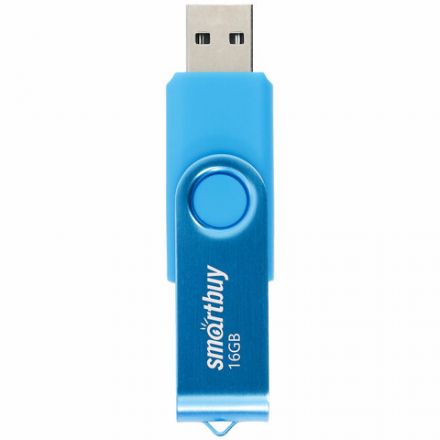 Флеш-диск 16 GB SMARTBUY Twist USB 2.0, синий, SB016GB2TWB Флеш-диск 16 GB SMARTBUY Twist USB 2.0, синий, SB016GB2TWB