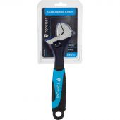 Ключ разводной 250 мм TOPFORT из углеродистой стали, пластиковая ручка Ключ разводной 250 мм TOPFORT из углеродистой стали, пластиковая ручка