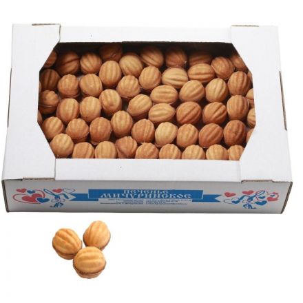 Печенье Мичуринское печенье Орешки с вареной сгущенкой, 3,5кг/уп Печенье Мичуринское печенье Орешки с вареной сгущенкой, 3,5кг/уп