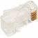 Коннектор RJ45 TWT TWT-PL45-8P8C/JR100 UTP 8P8C унив cat.5e 100шт/уп