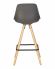 Стул полубарный DOBRIN RONNI, ножки светлый бук, тёмно-серый (GR-04) Стул полубарный DOBRIN RONNI, ножки светлый бук, тёмно-серый (GR-04)