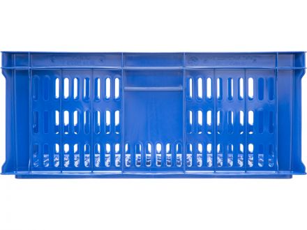 Ящик 600х400х250 с перфорацией  синий