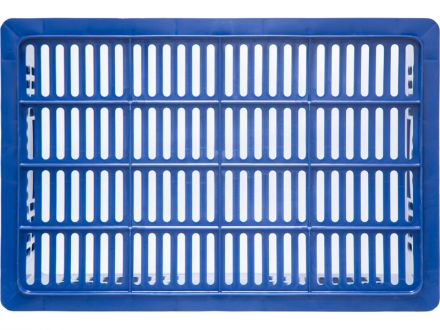 Ящик 600х400х250 с перфорацией  синий