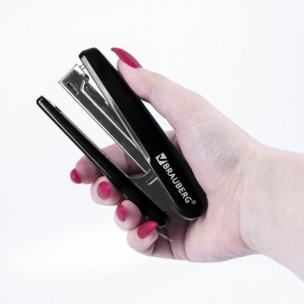 Степлер №10 BRAUBERG "Classic", до 12 листов, с антистеплером, черный, 222545 Степлер №10 BRAUBERG "Classic", до 12 листов, с антистеплером, черный, 222545