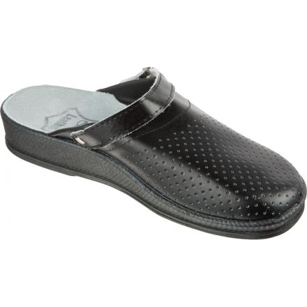 Сабо муж.нат.кожа цв.чёрный(р.42) (10-12-7)