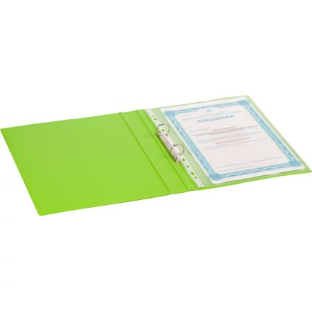 Папка на 2-х кольцах Bantex 35 мм салатовая до 250 листов Папка на 2-х кольцах Bantex 35 мм салатовая до 250 листов