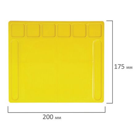 Доска для лепки с отделениями и 2 стеками А5, 200х170 мм, ассорти, BRAUBERG KIDS, 271145 Доска для лепки с отделениями и 2 стеками А5, 200х170 мм, ассорти, BRAUBERG KIDS, 271145