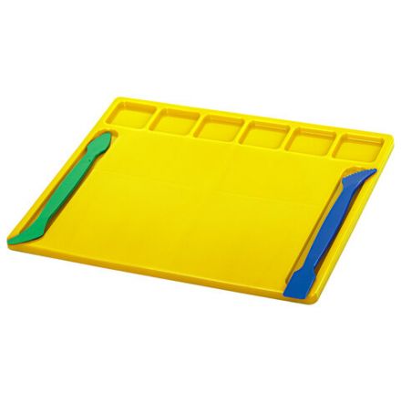 Доска для лепки с отделениями и 2 стеками А5, 200х170 мм, ассорти, BRAUBERG KIDS, 271145 Доска для лепки с отделениями и 2 стеками А5, 200х170 мм, ассорти, BRAUBERG KIDS, 271145