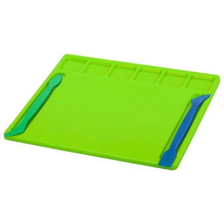 Доска для лепки с отделениями и 2 стеками А5, 200х170 мм, ассорти, BRAUBERG KIDS, 271145 Доска для лепки с отделениями и 2 стеками А5, 200х170 мм, ассорти, BRAUBERG KIDS, 271145