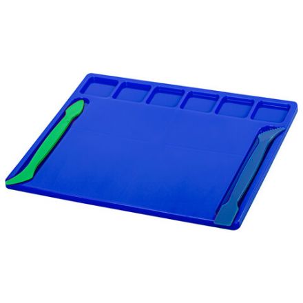 Доска для лепки с отделениями и 2 стеками А5, 200х170 мм, ассорти, BRAUBERG KIDS, 271145 Доска для лепки с отделениями и 2 стеками А5, 200х170 мм, ассорти, BRAUBERG KIDS, 271145