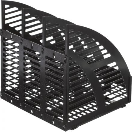 Вертикальный накопитель Attache пластиковый черный ширина 240 мм 3 отделения Вертикальный накопитель Attache пластиковый черный ширина 240 мм 3 отделения