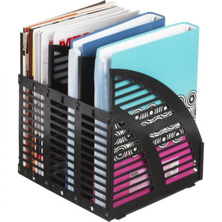 Вертикальный накопитель Attache пластиковый черный ширина 240 мм 3 отделения Вертикальный накопитель Attache пластиковый черный ширина 240 мм 3 отделения