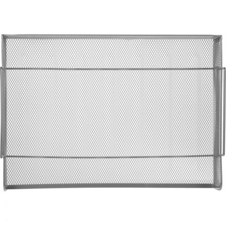 Лоток для бумаг горизонтальный поперечный Attache (металлическая сетка, высота 80 мм, серебро) Лоток для бумаг горизонтальный поперечный Attache (металлическая сетка, высота 80 мм, серебро)