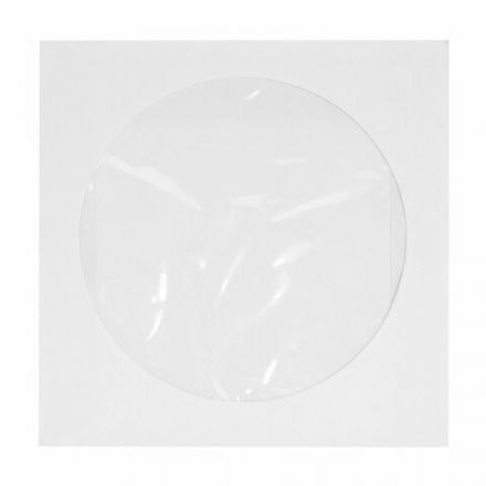 Конверты для CD/DVD (125х125 мм) с окном, бумажные, клей декстрин, КОМПЛЕКТ 25 шт., BRAUBERG, 123599